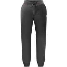 U.S. Grand POLO Pantaloni barbati de trening de vara cu logo brodat, negru, S