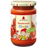 Sos de Tomate Bio Zwergenwiese pentru Copii, 340ml - Fara Gluten, Indulcit Natural cu Mere