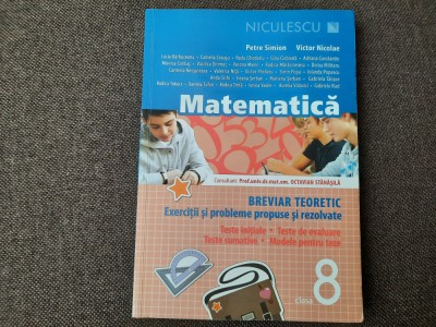 Petre Simion - Matematica. Clasa a VIII-a RM3 foto