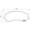 Placute frana Vw Amarok (2ha) 09.10-, Fata, BREMBO