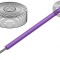 Cablu Electric Silicon Violet 1x2,5mm? 100m