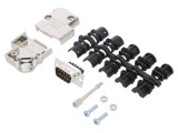 Conector D-Sub PIN: 9 tată &icirc;n unghi 45&deg;
