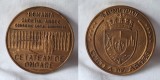 medalia Municipiul Curtea de Arges - CETATEAN DE ONOARE, medalie semnata V.G