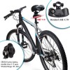 Alarma Bicicleta Antifurt JustZEN 110dB, Reincarcabila USB, Semnalizare Frana, Senzor Vibratii, Telecomanda, Impermeabila IP65