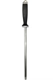 Cumpara ieftin Masat pentru ascutirea cutitelor, negru, 42 cm, tija de ascutire 30 cm, otel rezistent, maner ergonomic antialunecare
