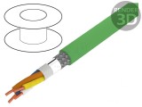 Cablu de Rețea HELUKAT PROFInet Cat 5e 2x2x22AWG Cu