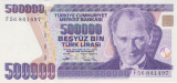 Bancnota Turcia 500.000 Lire 1970 (1994) - P208c UNC