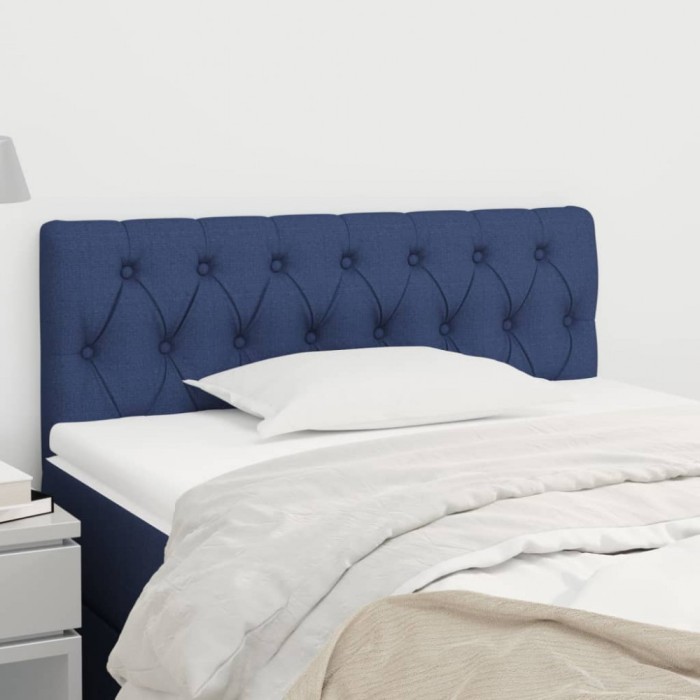 Gossi tablie de pat, albastru, 100x7x78/88 cm, textil