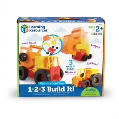 1-2-3 Build It!? - Utilaje de constructii PlayLearn Toys foto