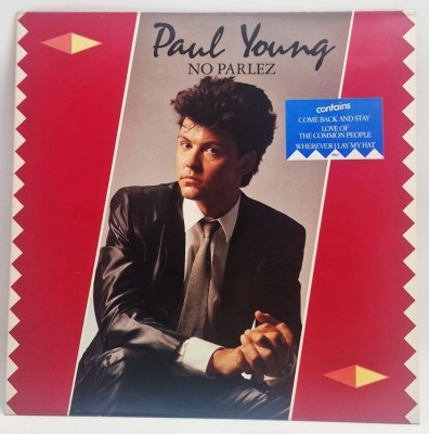 Paul Young &amp;lrm;&amp;ndash; No Parlez NM / NM vinil Lp disc CBS Europa 1983 pop rock foto