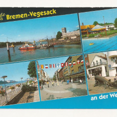 SG5 - Carte Postala -Germania, Bremen-Vegesack and der Weser, Necirculata