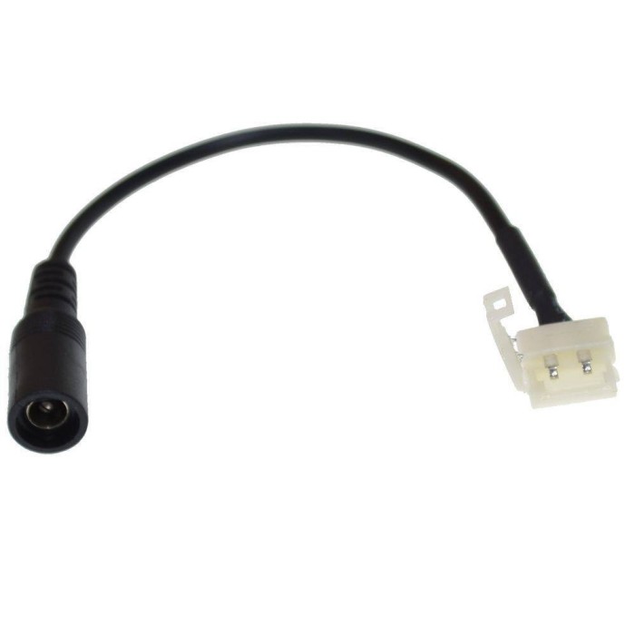 Conector cu alimentare pe fir banda led 3528 cu clips