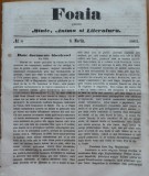 Cumpara ieftin Foaia pentru minte , inima si literatura , nr. 8 , 1863 , Brasov , I. Muresanu