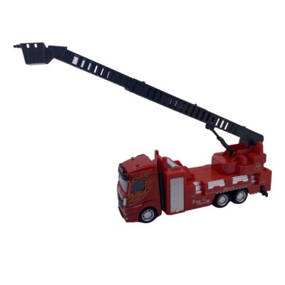 Masina de pompieri cu scara din segmente si resort foto