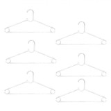 Set Umerașe Plastic Transparent, 42x20cm, 6 Bucăți, Oem