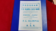 program Olimpia SM - ASA Tg. Mures