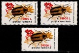 Romania 2000, LP 1516, Insecte 1996 - supratipar &quot;floare de mustar&quot;, seria, MNH!, Fauna, Nestampilat