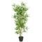 vidaXL Bambus artificial cu ghiveci 120 cm, verde 244456