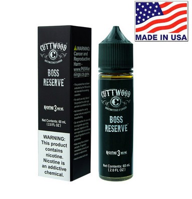 Lichid tigara electronica, CUTTWOOD aroma Boss Reserve, 12MG, 60ML, made in SUA foto