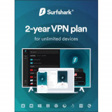 Licenta 2024 pentru Surfshark Starter VPN - 2-ANI / Nelimitate Dispozitive - Global, Oem