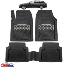 Audi A4 B8 Allroad Covorase Auto TeamCar&reg; Tip Tavita Compatibile (2009&ndash;2016) Silver