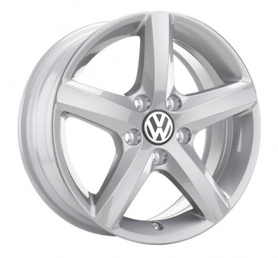 Janta Aliaj Oe Volkswagen Golf 7 2012&amp;rarr; Aspen Brilliant Silver 6x16, 5x112, ET: 50 R16 5K00714968Z8 foto