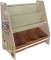 Organizator carti si jucarii cu cadru din lemn Brown Pirate