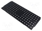 Tăviță ESD ANTISTAT pentru circuite electronice 12x12x1,4mm neagră