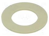 Lagăr şaibă de presiune IGUS glisare &Oslash;18mm fără orificiu, iglidur&reg; W300 galbenă
