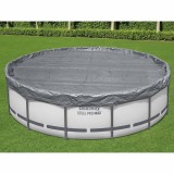Bestway Husă pentru piscină &Oslash;3,05 m Rotund Poliester Gri 42035728