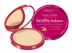 Pudra Compacta Matifianta BOURJOIS Healthy Balance 10h Matt Finish 52 Vanilla 9 gr foto