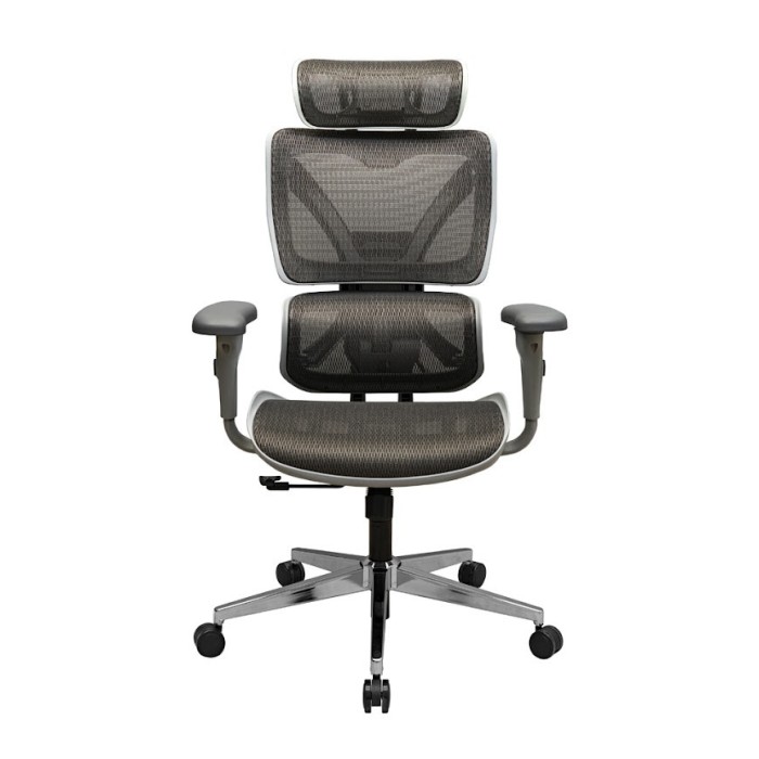 Scaun de birou ergonomic Performance, RONDI, cu spatar din plasa, suport lombar ajustabil, mecanism Synсhro, negru