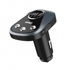 Modulator FM Bluetooth, USB 2.4A, AUX IN cu aplicatie pentru localizare vehicul AVX-AM02252