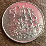 C50 - Moneda foarte veche - Noua Zeelanda - 50 centi - 2004