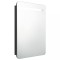 Dulap de baie cu oglinda si LED, negru, 60x11x80 cm