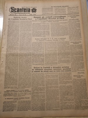 scanteia 9 iulie 1952-articol raionul vaslui si raionul faurei foto