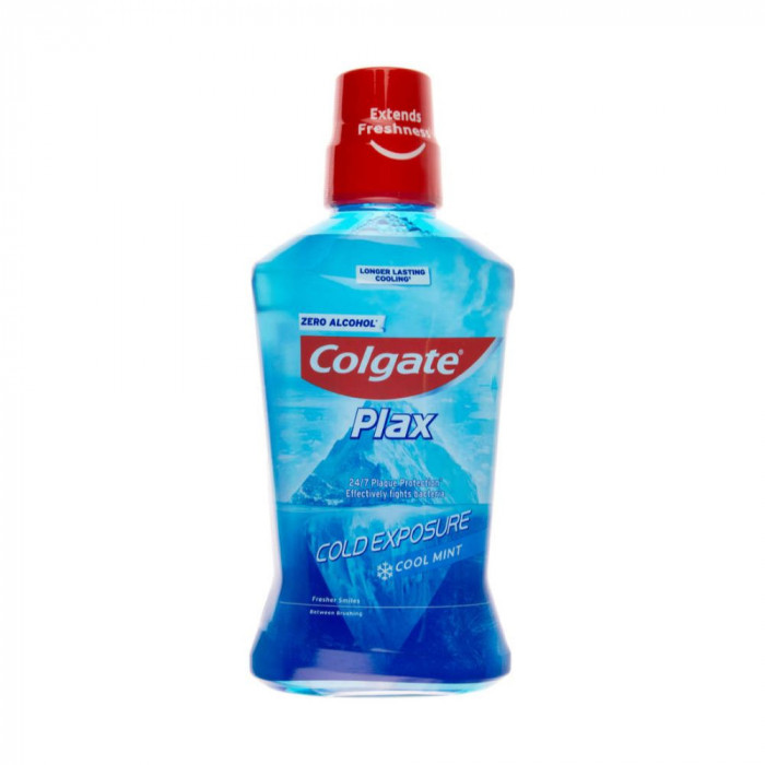 Apa de Gura COLGATE Plax Cold Exposure, 500 ml, Apa de Gura, Apa de Gura Colgate, Colgate Plax Cold Explosure, Apa de Gura 500 ml, Apa de Gura Menta,