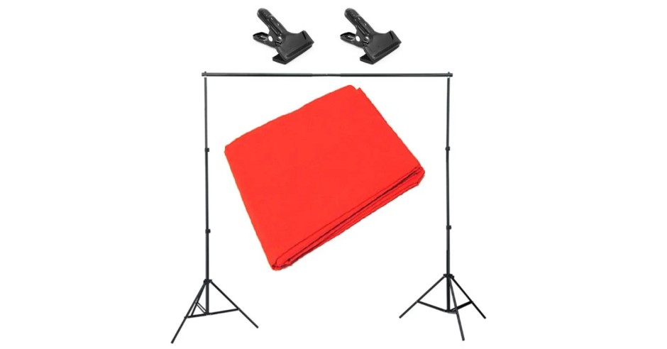 Kit pentru suport fundal studio foto 270cm cu stativ pneumatic si ...