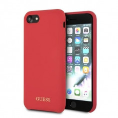 Husa Guess GUHCI8LSGLRE iPhone 7 8 Red Silicon foto