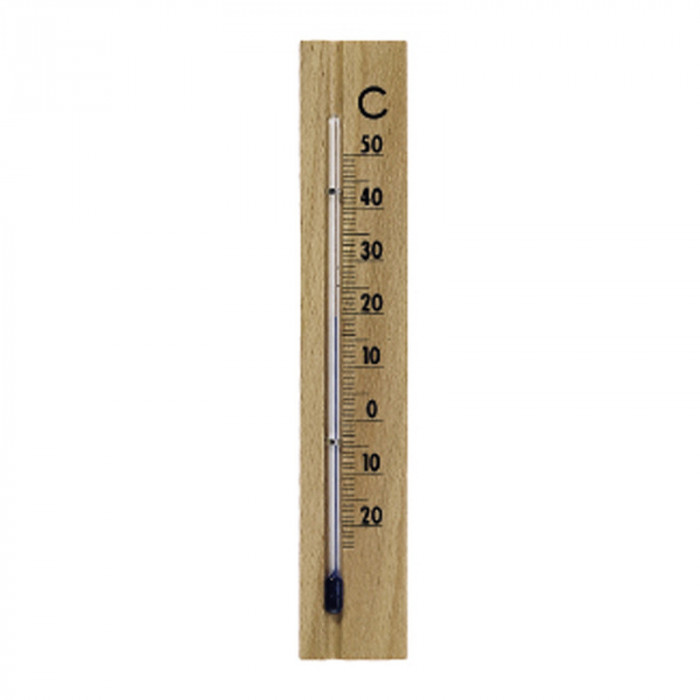 Termometru de camera Koch, suport lemn