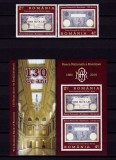 Cumpara ieftin ✅RO 2010 ,LP 1877+a , &quot;B.N.R. - 130 de ani&quot; , serie + bloc/colita 477 ,MNH, Istorie, Nestampilat