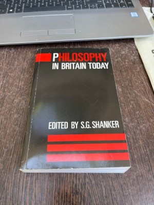S. G. Shanker Philosophy in Britain Today foto