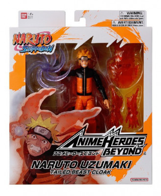 Bandai figurina naruto shippuden naruto uzumaki 16.5cm foto