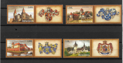 ROMANIA 2008 - CASTELE DIN ROMANiA, VINIETA 1, MNH - 1810d foto