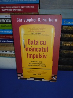 CHRISTOPHER G. FAIRBURN - GATA CU MANCATUL IMPULSIV , 2021 * foto