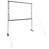 VidaXL Ecran de proiecție cu suporturi 90 inch 4:3