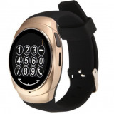 Cumpara ieftin Ceas Smartwatch iUni O100, BT, LCD 1.3 Inch, Camera, Gold