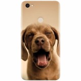 Husa silicon pentru Xiaomi Redmi Note 5A, Cute Yawning Puppy