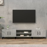 vidaXL Comodă TV, gri beton, 180x31,5x40 cm, lemn prelucrat