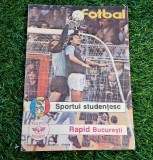 Program meci fotbal SPORTUL STUDENTESC Bucuresti - RAPID Bucuresti (august 1988)